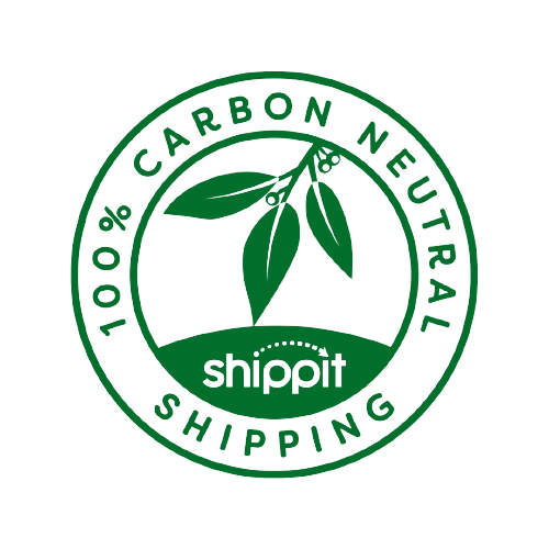 100% carbon neutral shipping badge